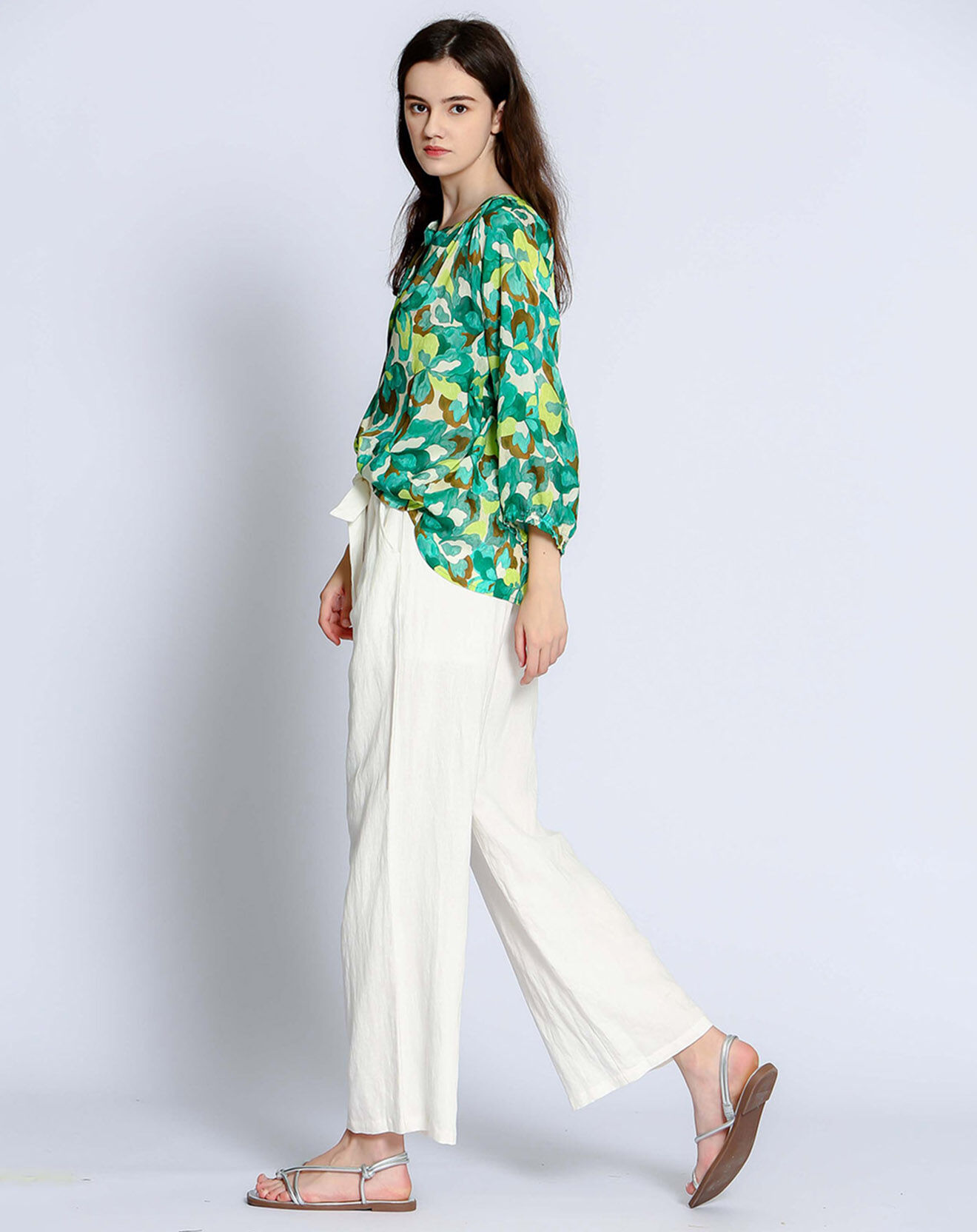 See u Soon Pantalon en Lin & Coton Elena blanc