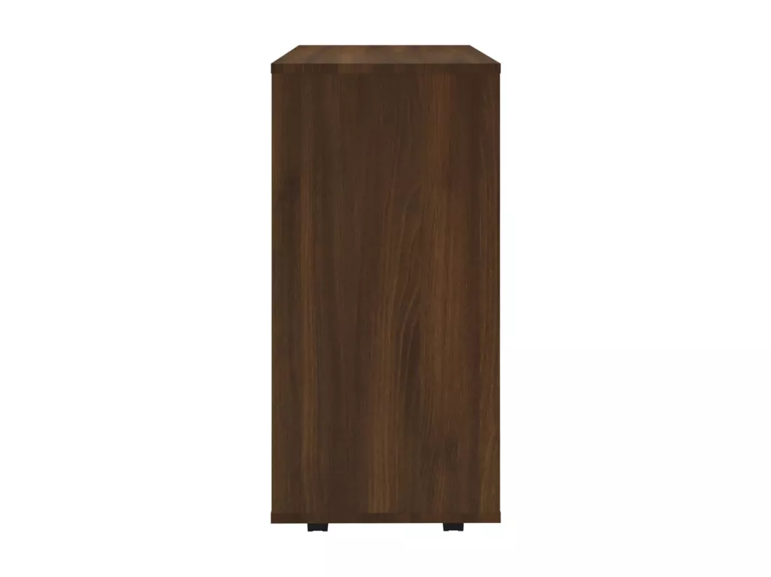 Armoire roulante Chêne marron 60x35x75 cm Bois d'ingénierie