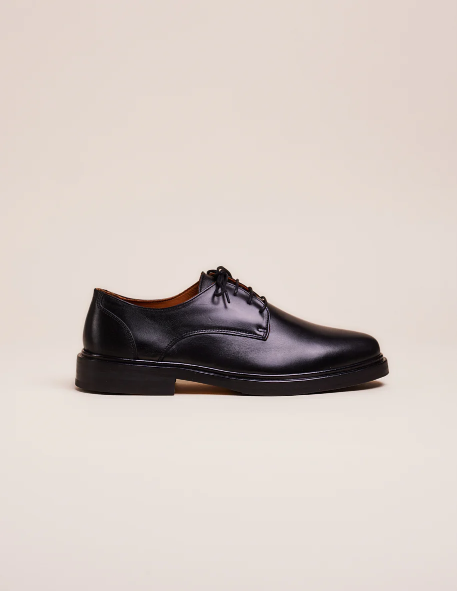Derbies Edgar - Cuir noir