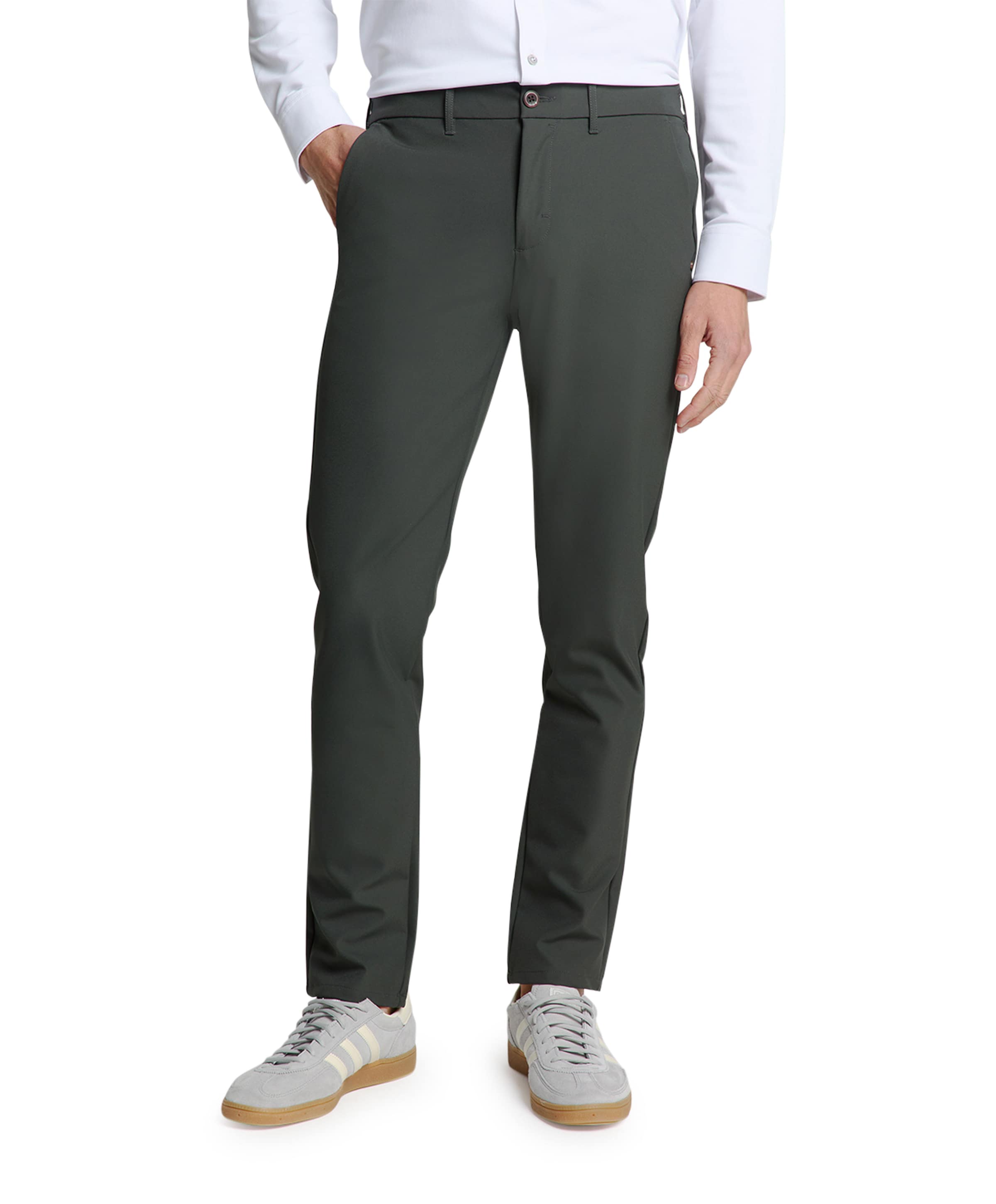 No Excess Pants Chino 4-Way Stretch Sedoc heren broek grijs