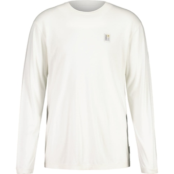 Maloja OllomontM. Langarmshirt Glacier Milk Herren
