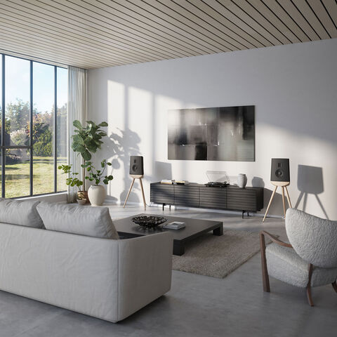Lyngdorf Cue-100 – compacte high-end luidspreker met uniek ontwerp Wit