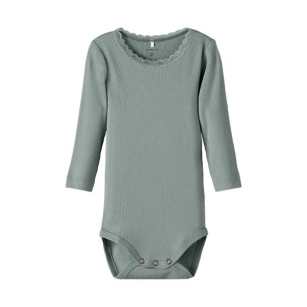 Name It Lace Romper - Kab NOOS - Slate Gray - Maat 56