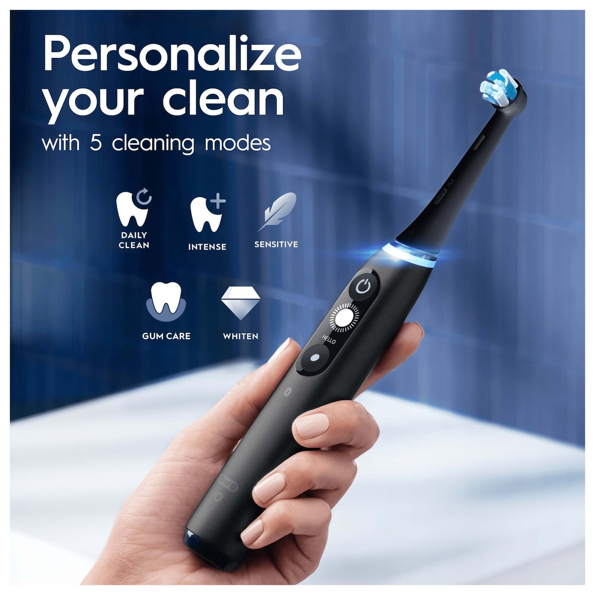 Oral-B iO 7s elektrisk tannbørste 386982 (black onyx)