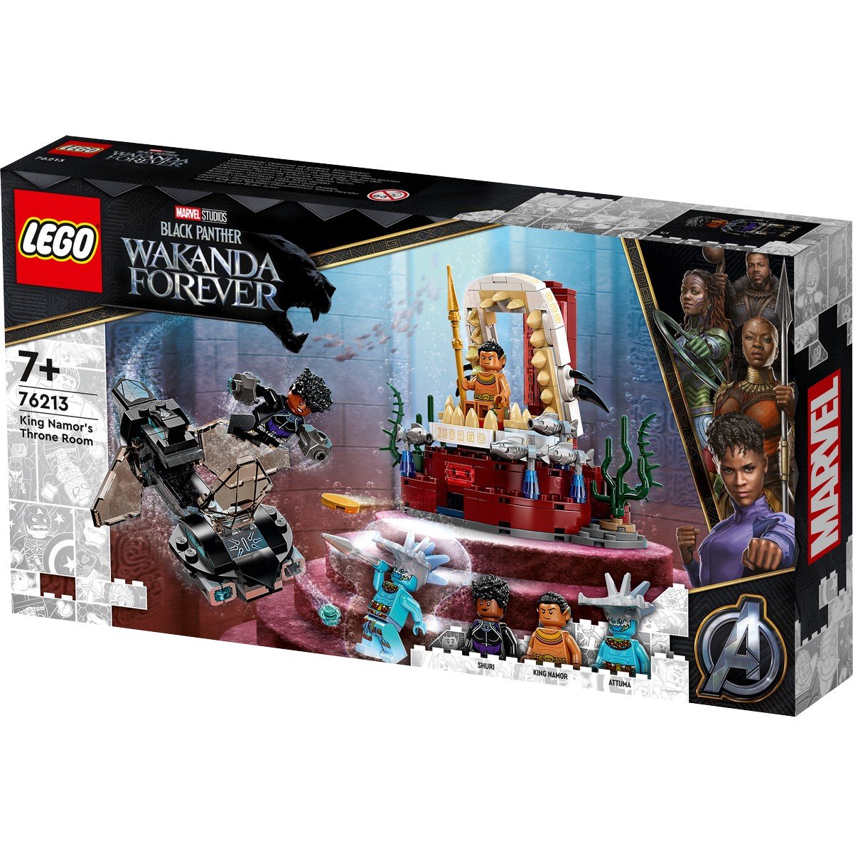 La Salle du Trône du Roi Namor Lego Marvel 76213