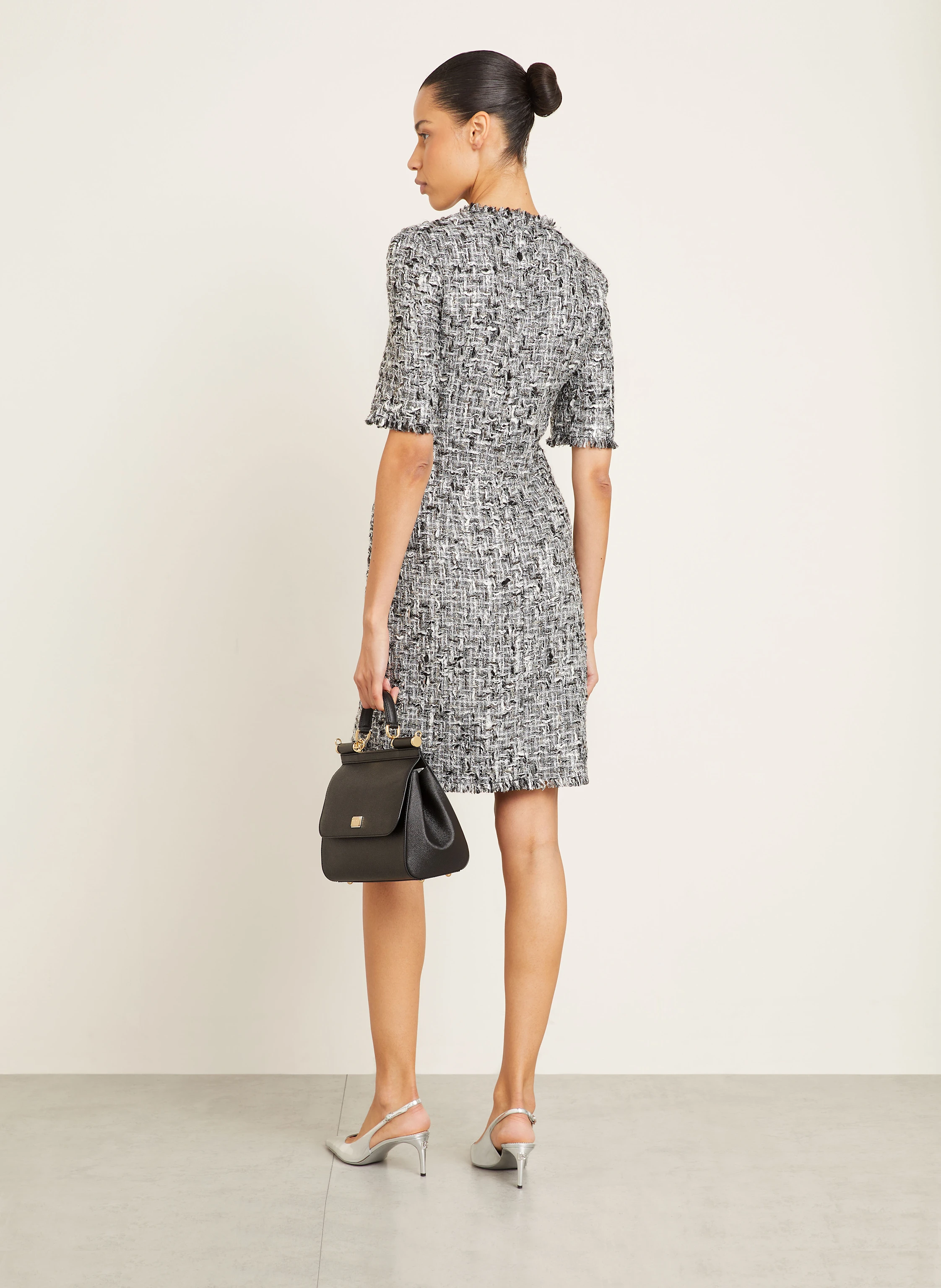DOLCE & GABBANA Bouclé-Kleid RACHEL