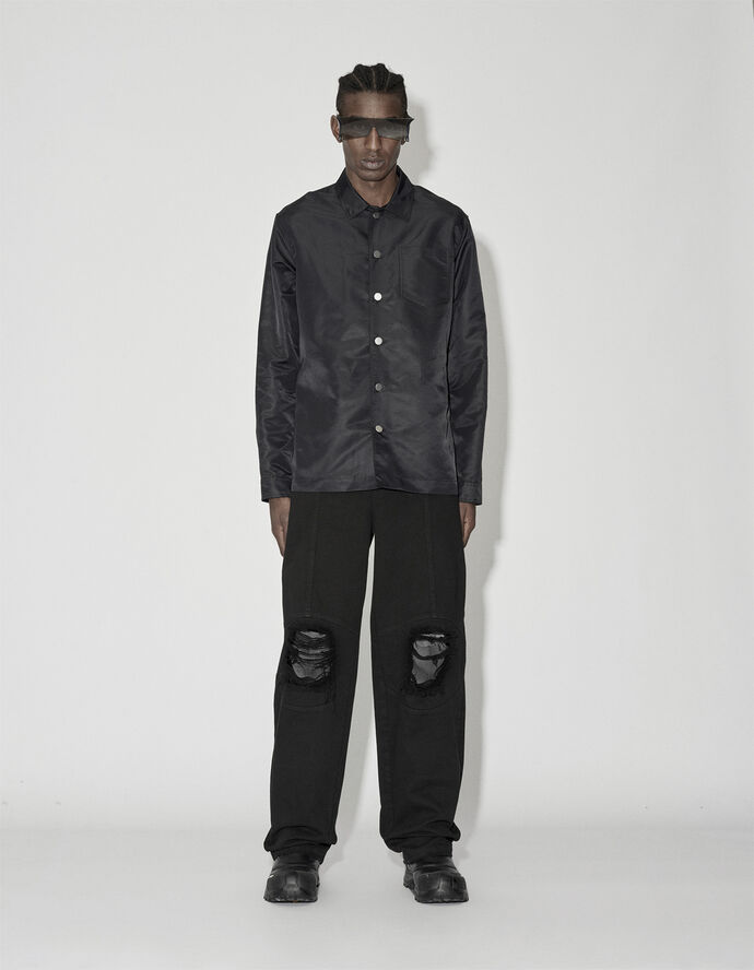 Han kjøbenhavn Nylon Camp Collar Shirt Army green