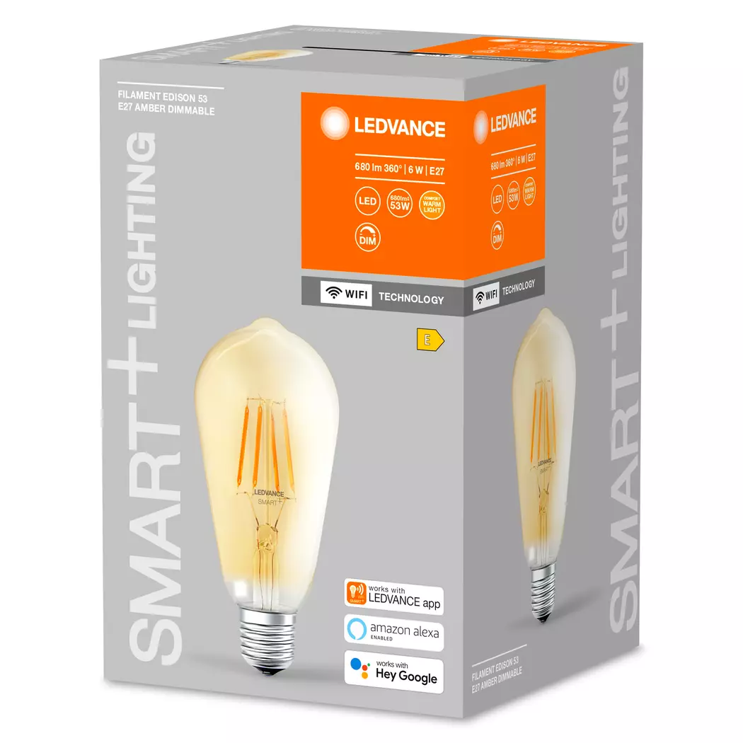 LED-Kolbenform E27/6 Watt/Energie E