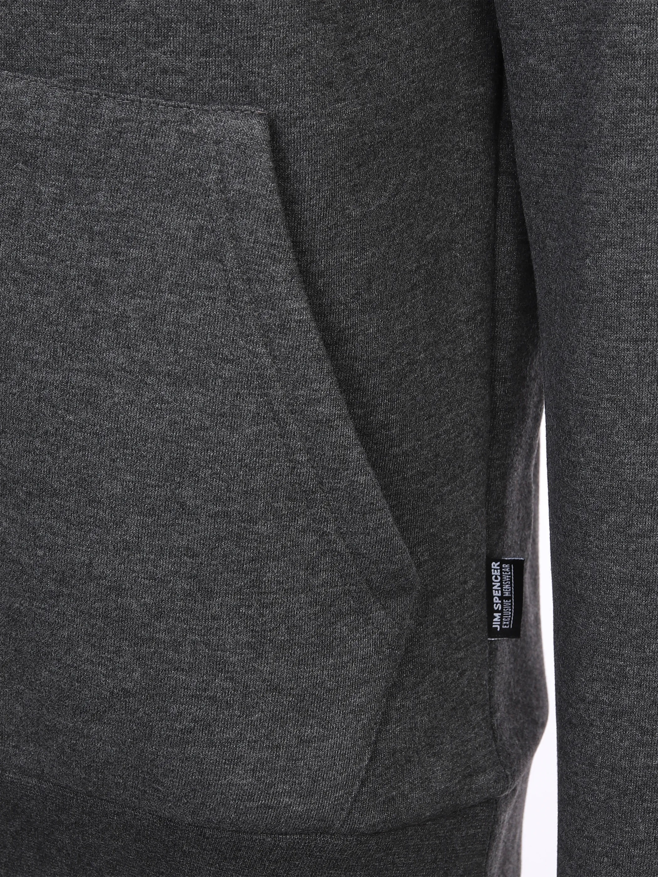 Herren Kapuzensweatshirt unifarben