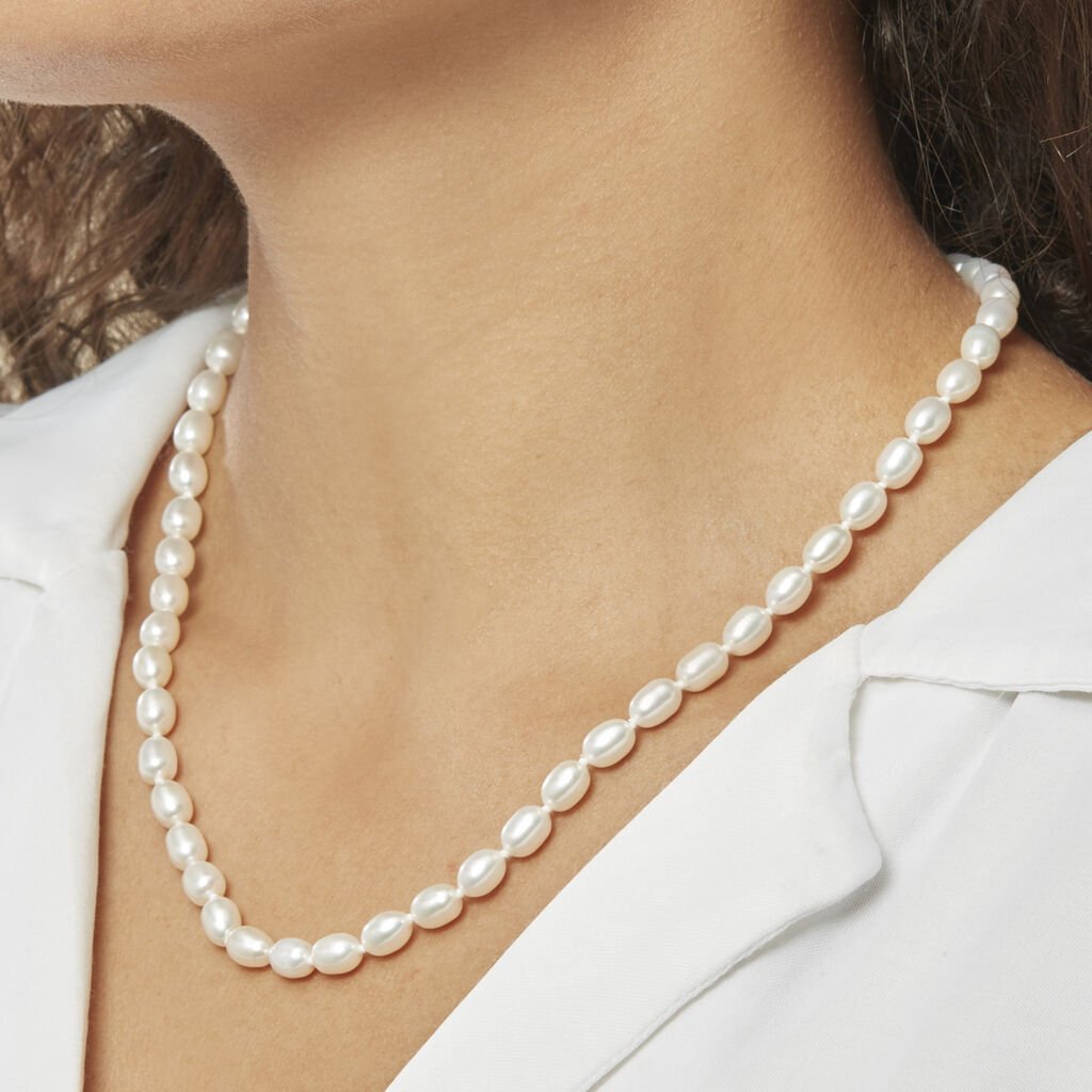 Collier Madlyn Or Jaune Perle De Culture