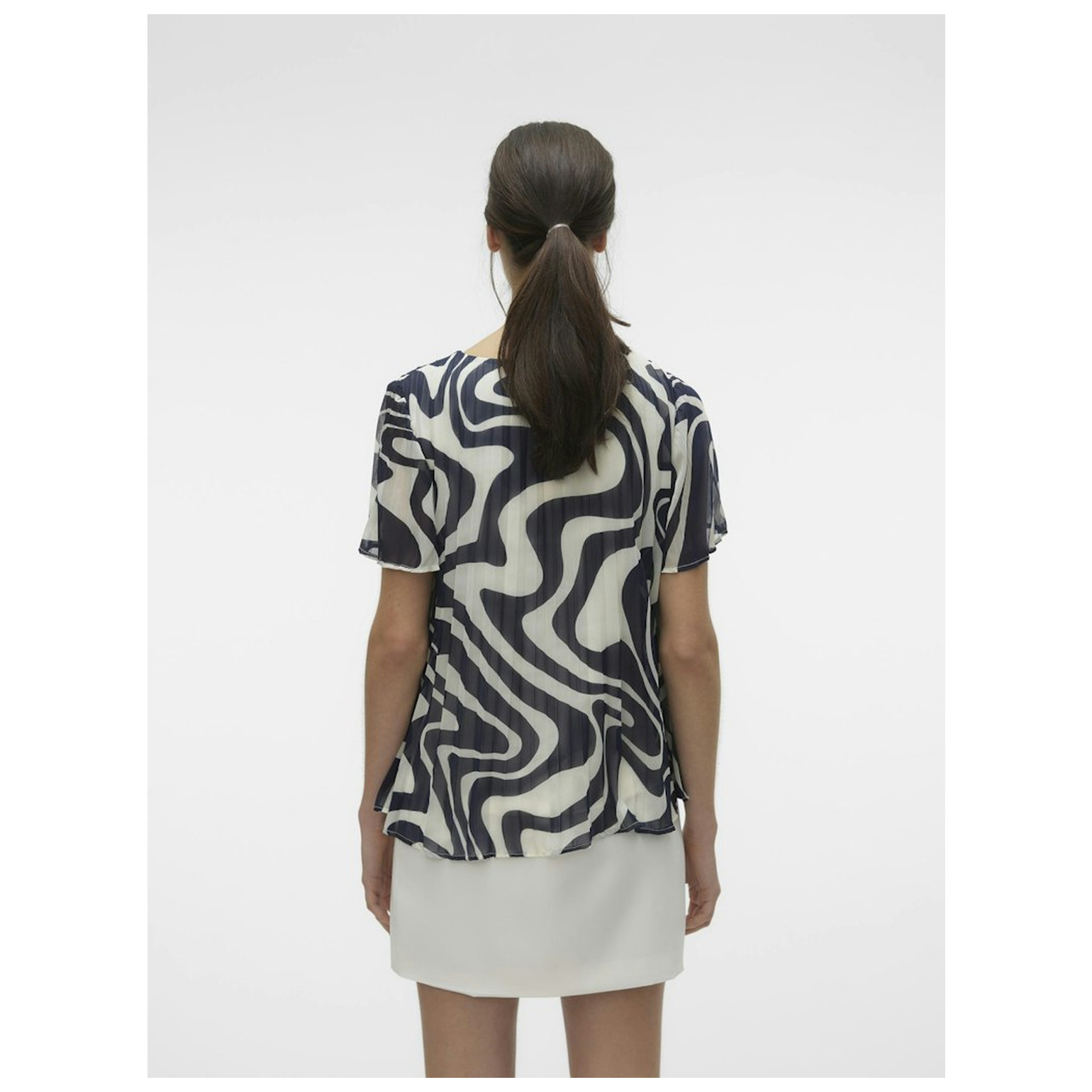 Vero Moda VMKATE S/S V-NECK TOP WVN BTQ