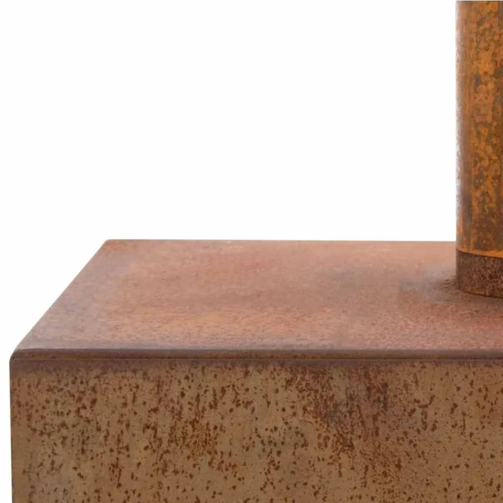 Cheminée jersey xl acier rouille 81077
