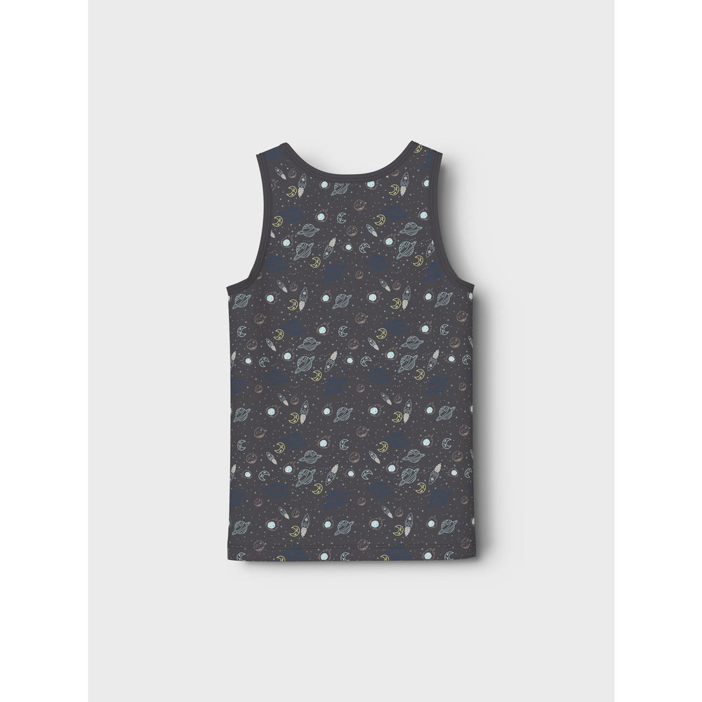 Køb Name It Forged Iron Tank Top 2-pak Iron Space Noos