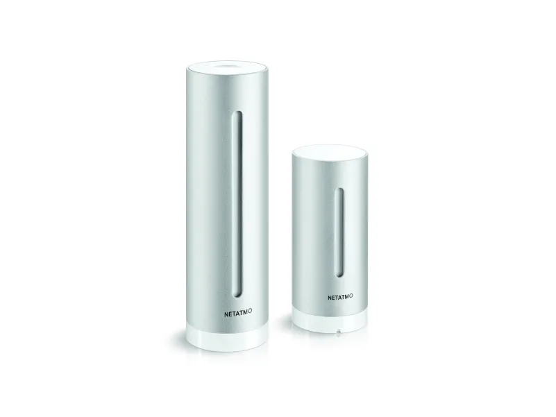 Netatmo NWS01-EC, Aluminium, Indendørs barometer, Indendørs hygrometer, Indendørs termometer, Udendørs barometer, Udendørs..., Barometer, Hygrometer, Termometer, Barometer, Hygrometer, Termometer, Aluminium, Plast, 260 - 1160 kPa
