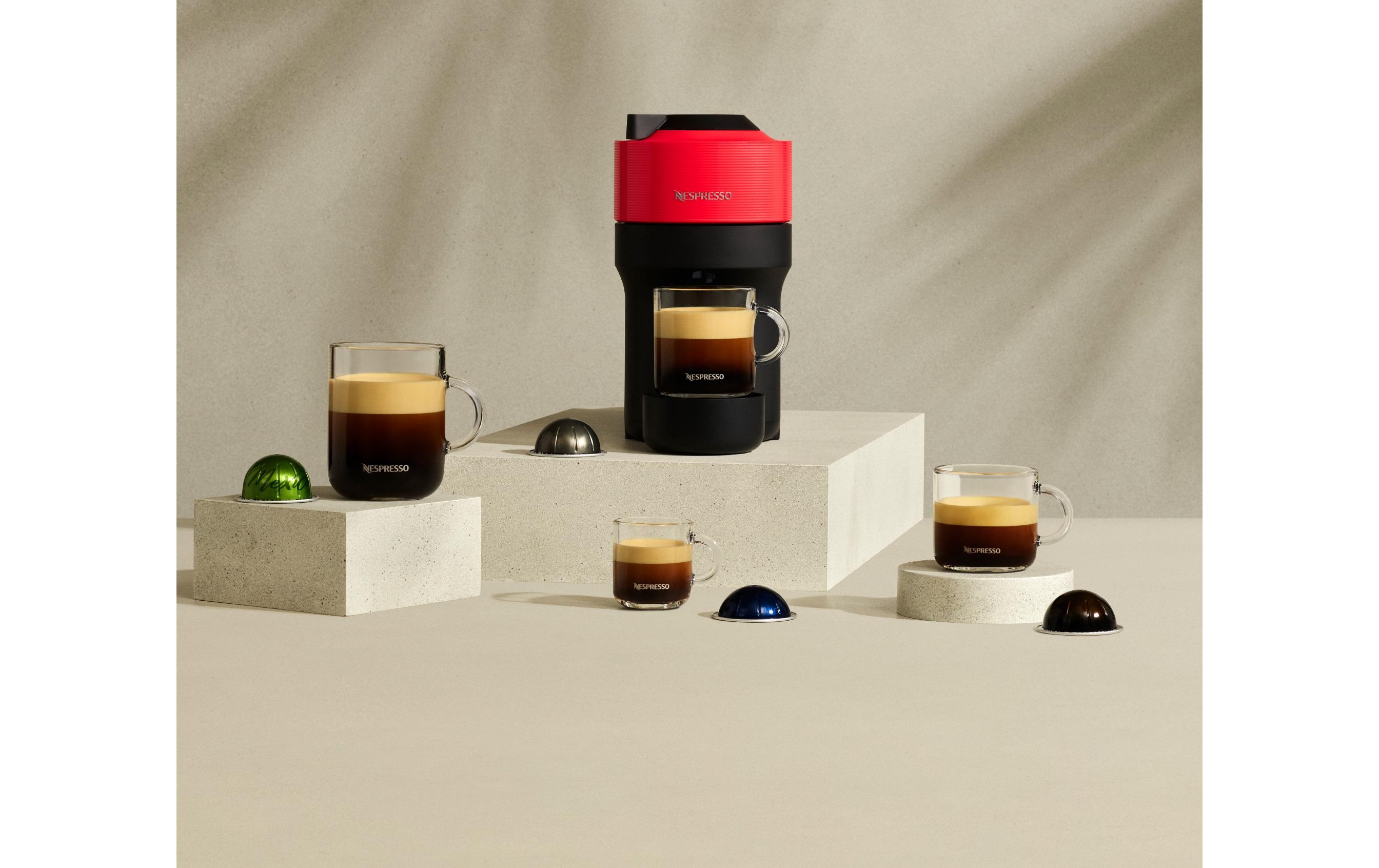 Kaffeemaschine Nespresso Vertuo Pop XN9201 Coconut WhiteKaffeemaschine