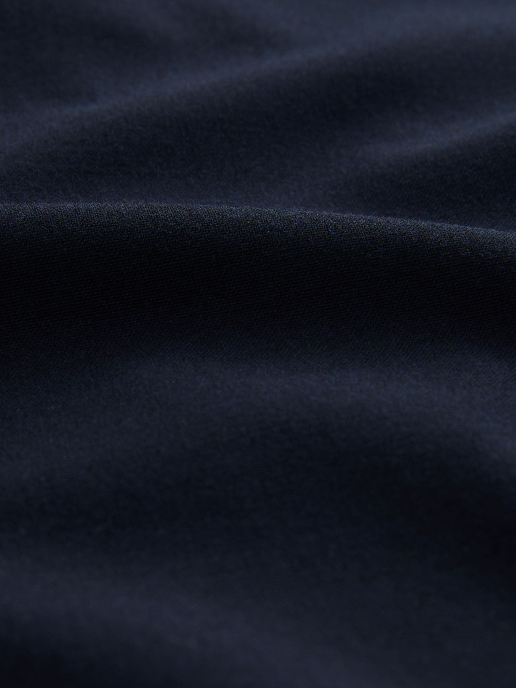 Donkerblauw - Tailored Pencil Skirt With Wool