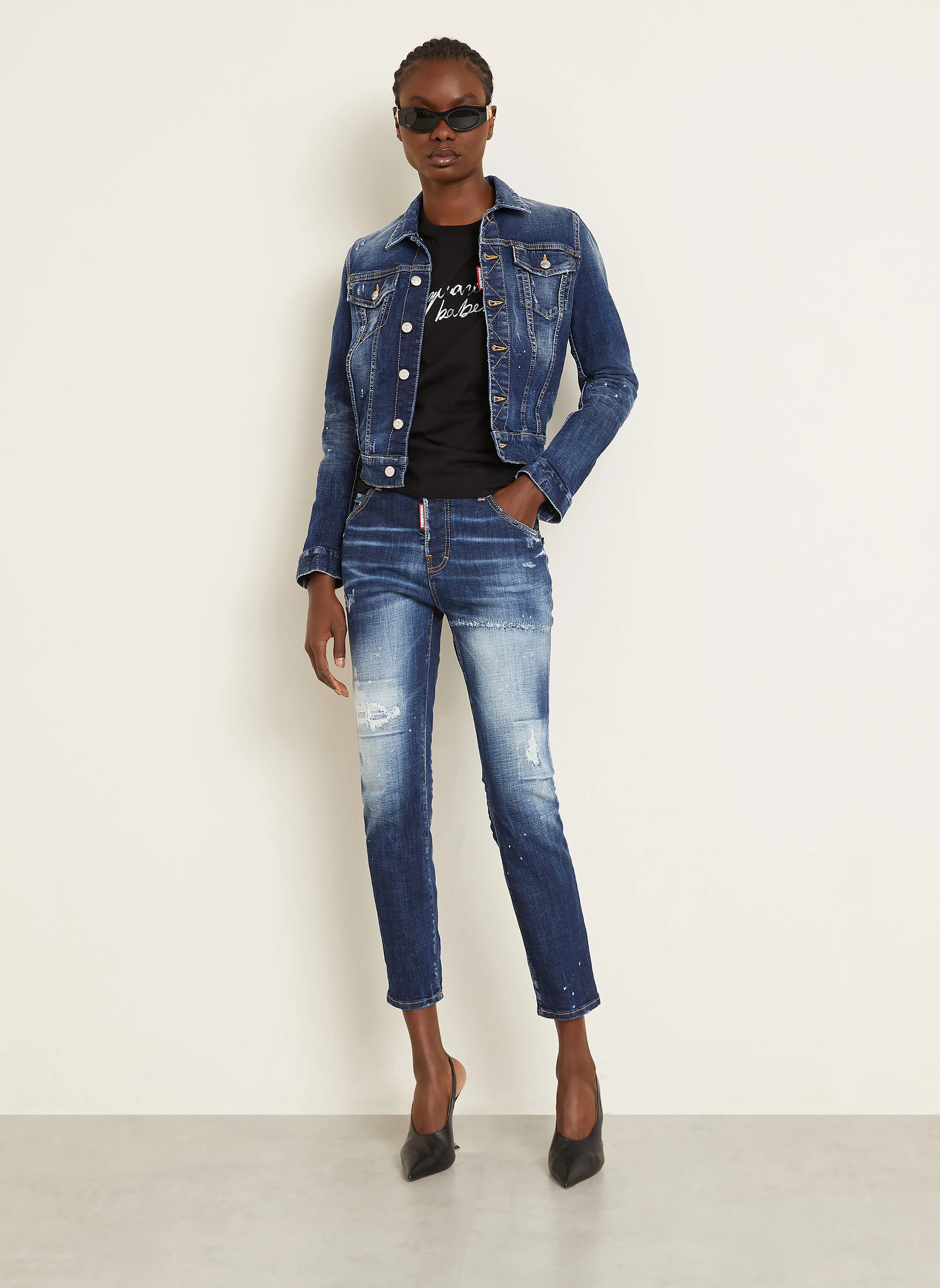 DSQUARED2 Destroyed Jeans COOL GIRL