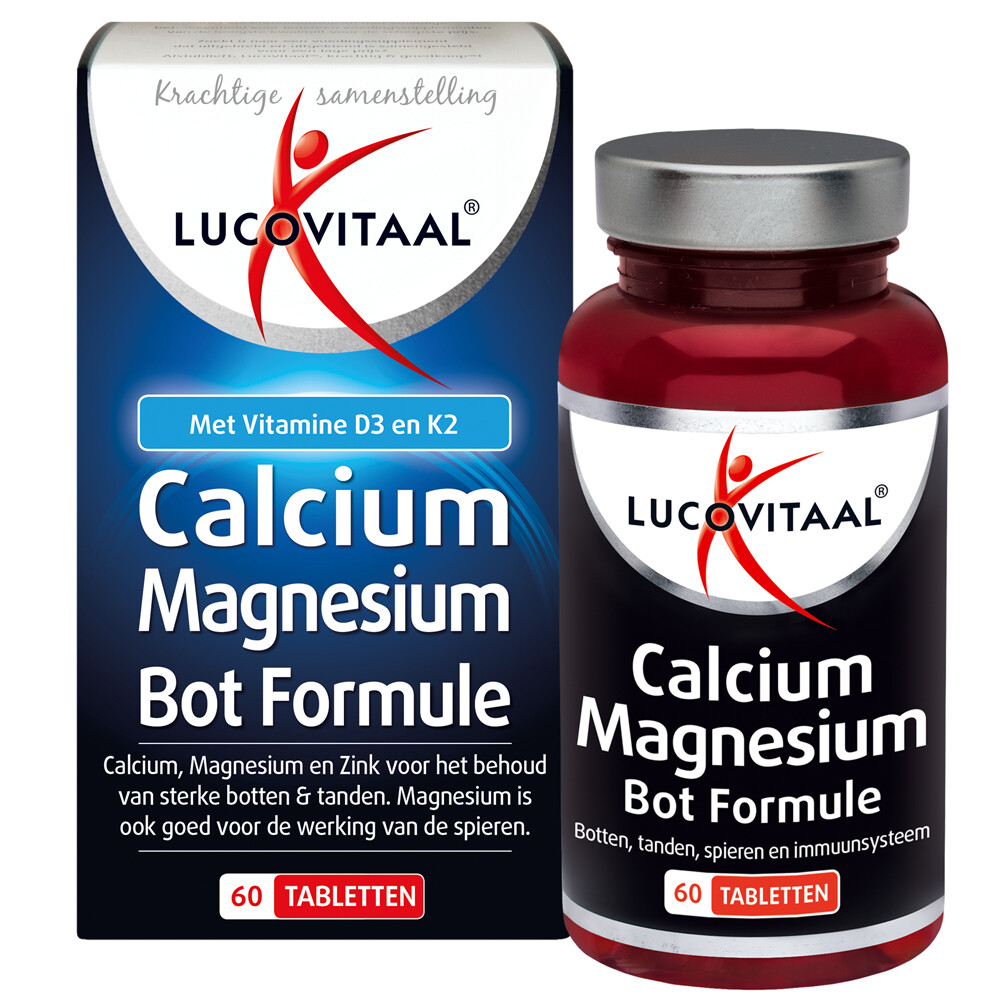 Lucovitaal Calcium, Magnesium en Botten 60 tabletten