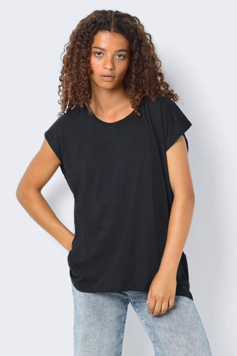 Noisy may zwarte dames t-shirt