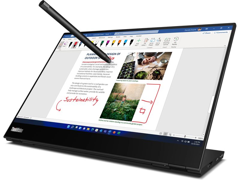 Lenovo Monitor ThinkVision M14t Gen. 2 Mobiles 14