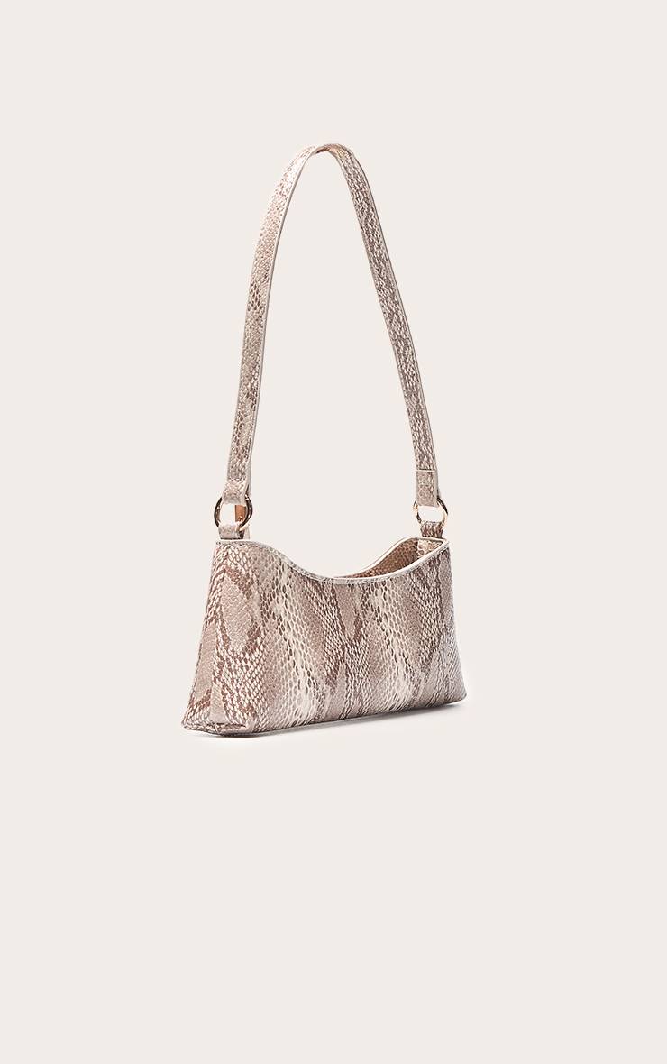 Naturel Sac À Bandoulière Imprimé Synthétique