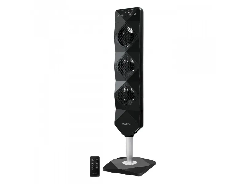 Sencor SFN 5040BL - Køleventilator - gulvstående - 15 cm - sort