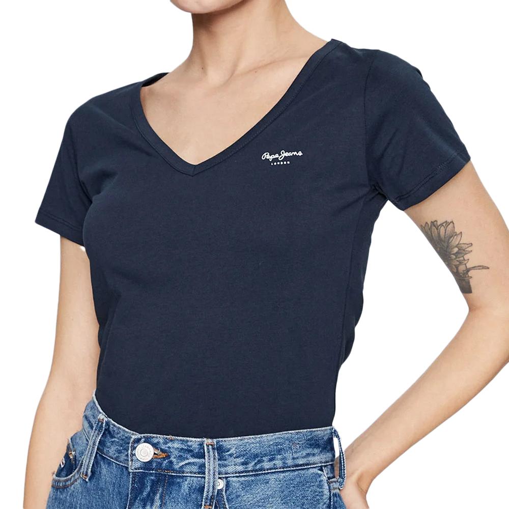 Pepe jeans T-shirt Marine Femme Pepe Jeans Corine