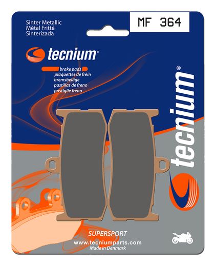 Plaquettes de freins Tecnium Performance métal fritté - MF364