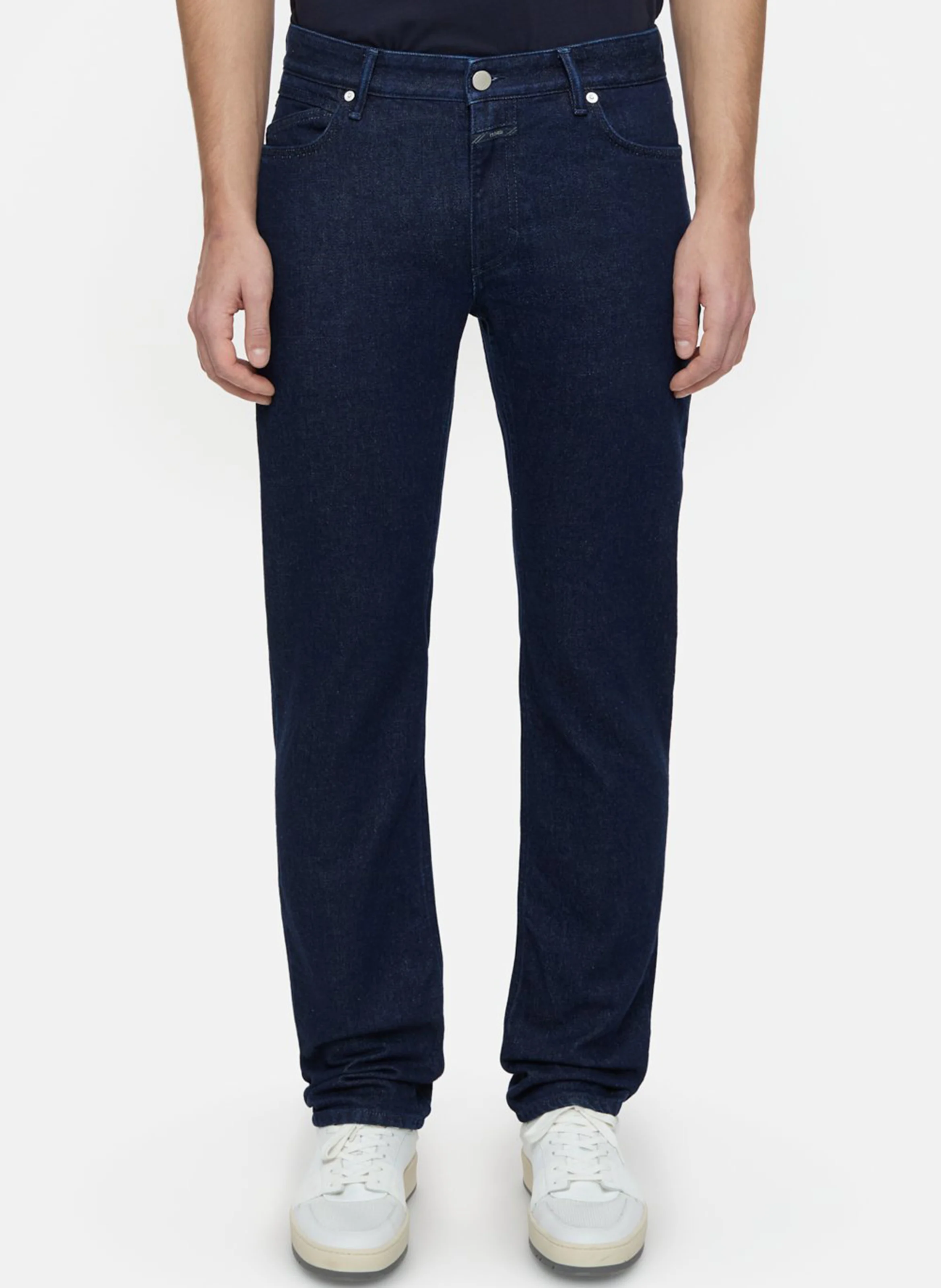 UNITY - Jeans slim taille normale en coton stretch | Bleu