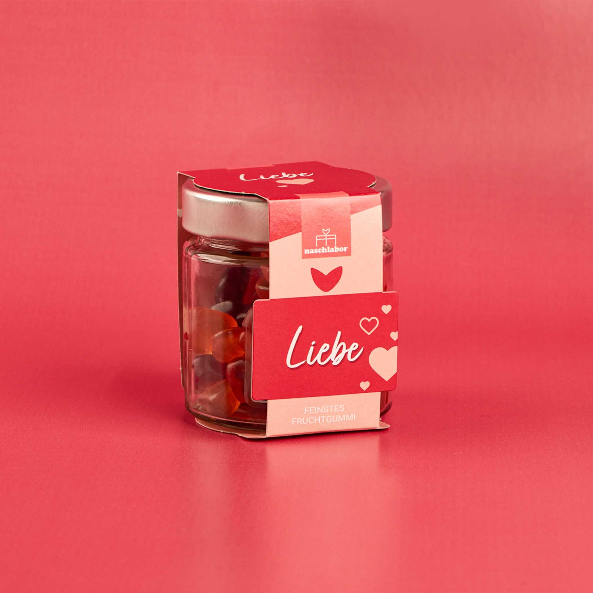 naschlabor 8 Gläser Fruchtgummi Liebe  Groß-Verpackung