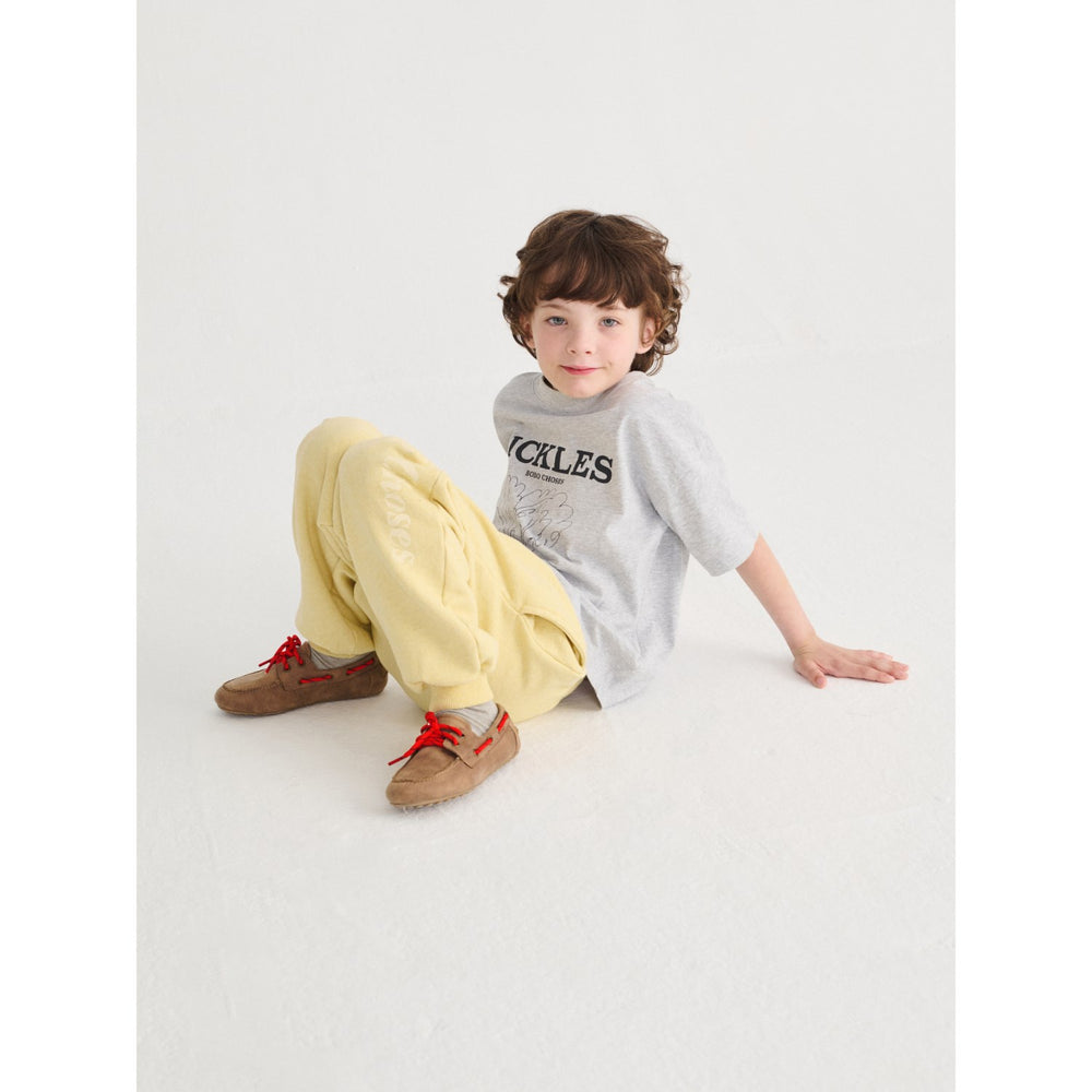 Køb Bobo Choses Heather Grey Bunch Of Vegetables T-Shirt