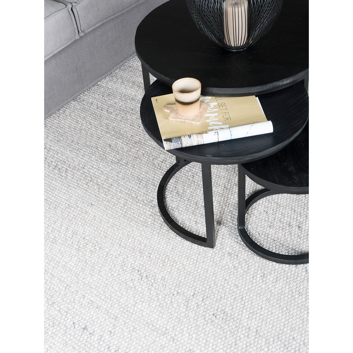 Vloerkleed Pebbel 814 - 200 x 280 cm