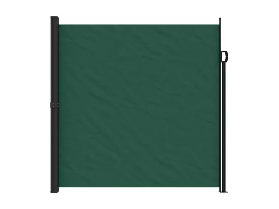 Auvent latéral rétractable vert foncé 200x500