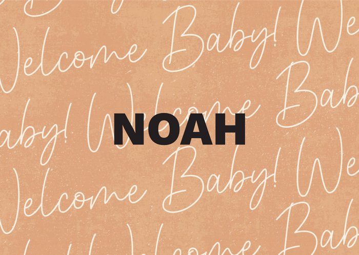 Melolelo | Geboortekaart | Welcome baby | Met naam