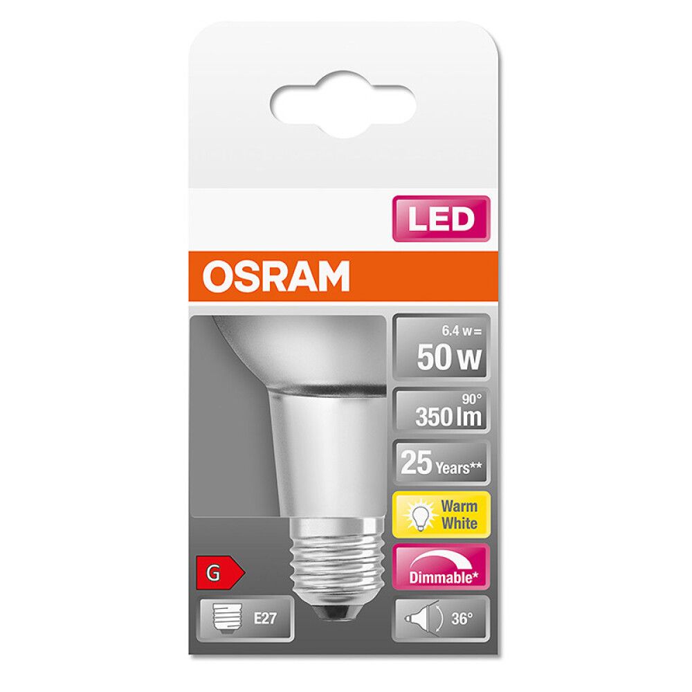 LYSPÆRE OSRAM LED PAR20 DIMBAR E27 6,4W