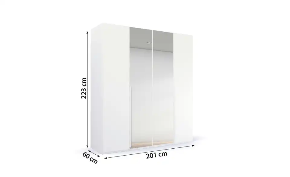 Drehtürenschrank 201 cm 4 Stück