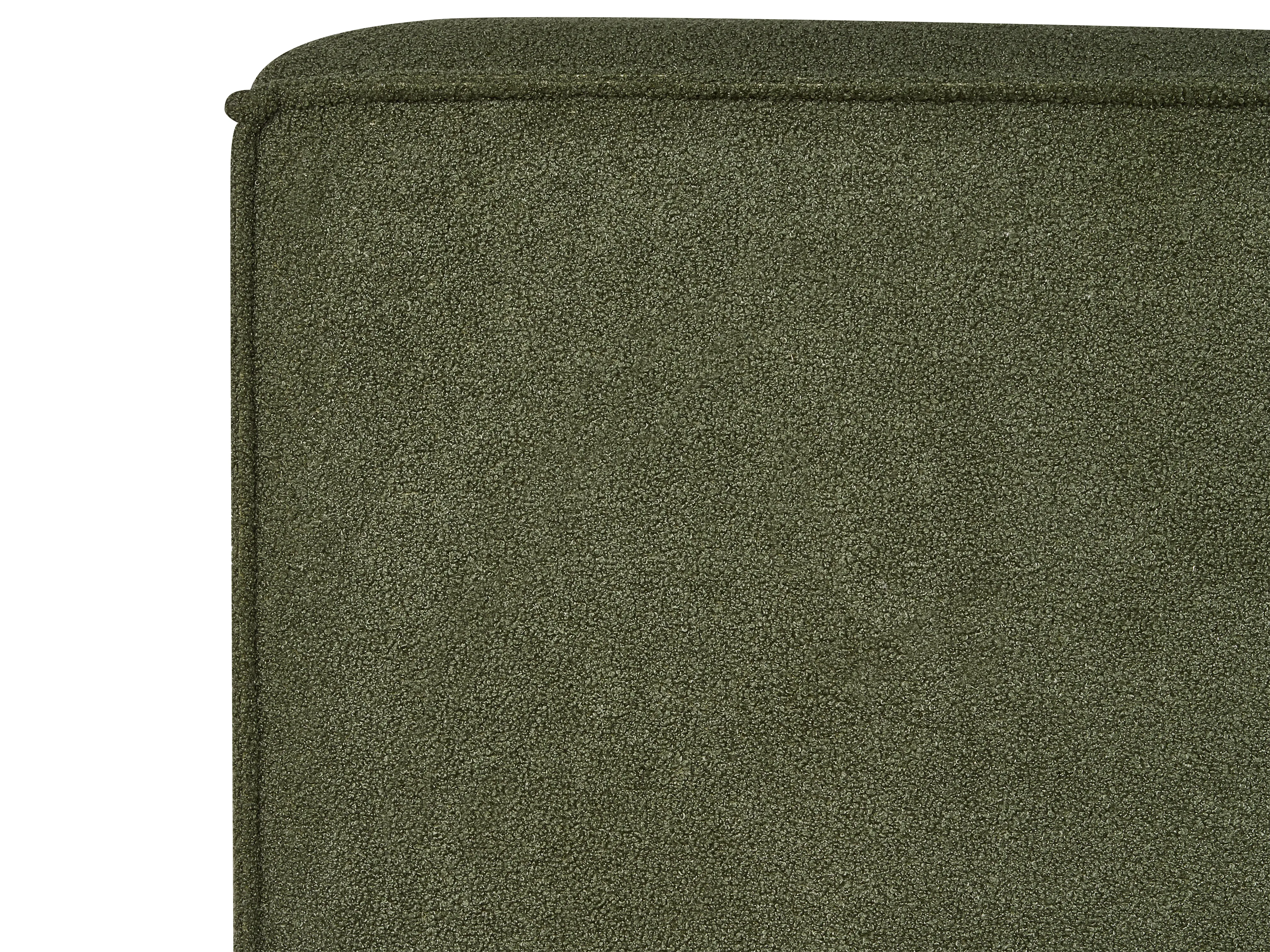 Waterbed Bouclé LINARDS 180 x 200 cm Donkergroen