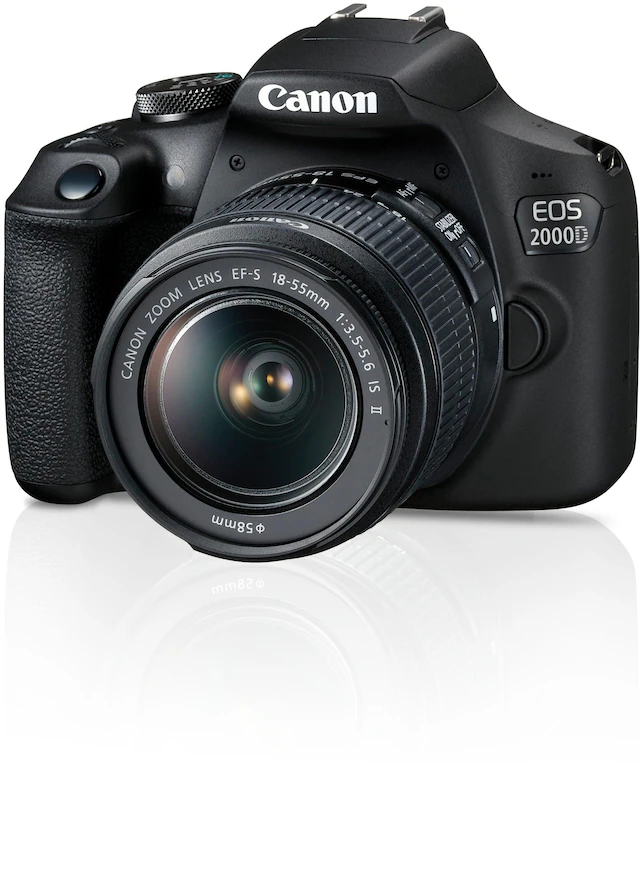 Canon Spiegelreflexkamera »EOS 2000D Kit« EF-S 18-55 IS II , 24,1 , NFC , inkl. inkl. EF-S 18-55 IS II Objektiv