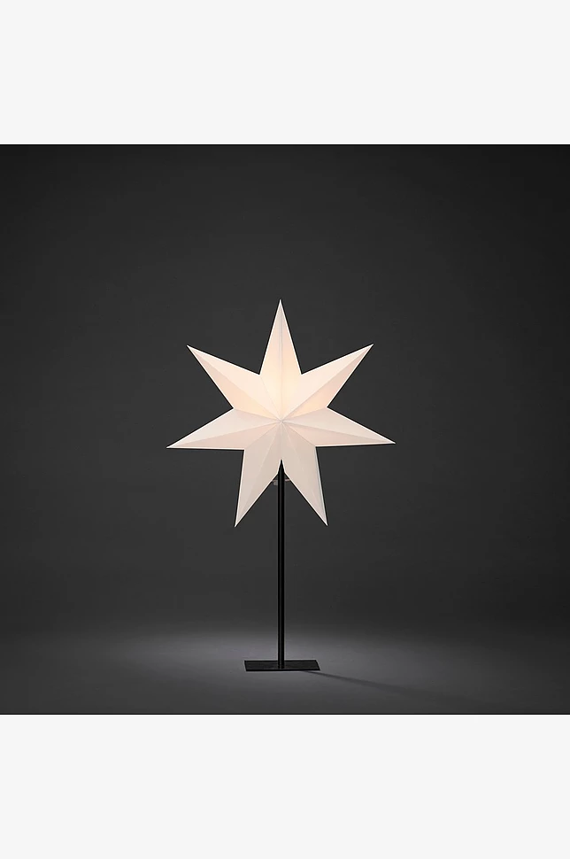 Papirstjerne metallfot høyde 65 cm