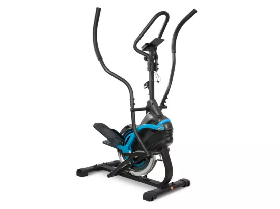 Vélo Elliptique SUPER SMART BIKE Cross trainer - 8 niveaux de résistance magnétique - Roue inertie 7Kg, Ecran d'entraînement