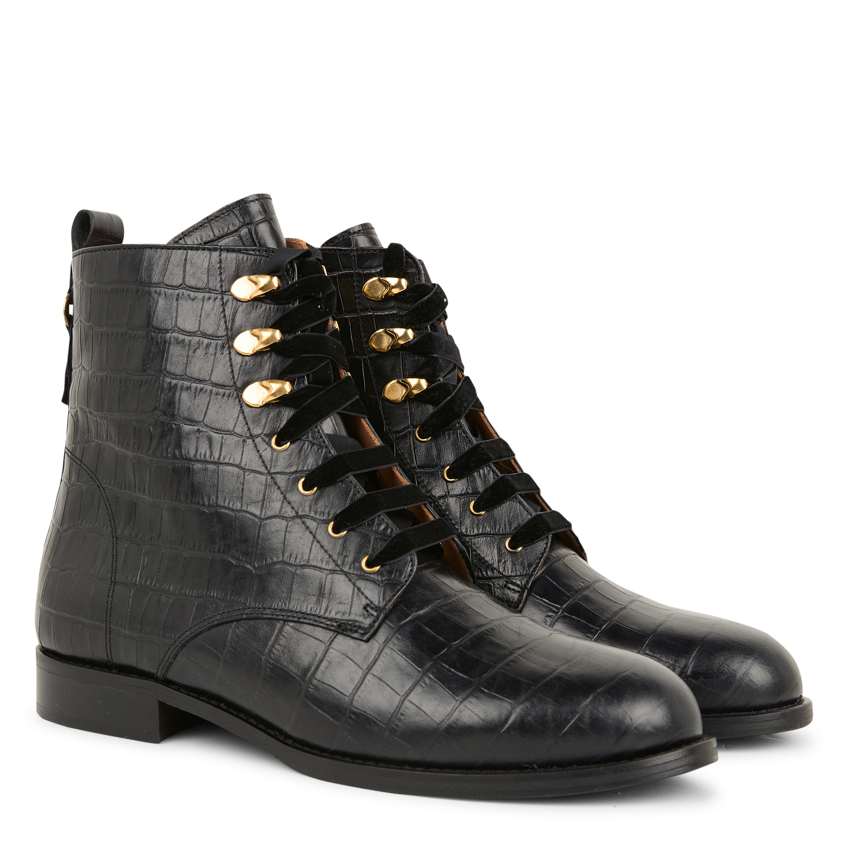 ELA - Bottines en cuir | Noir