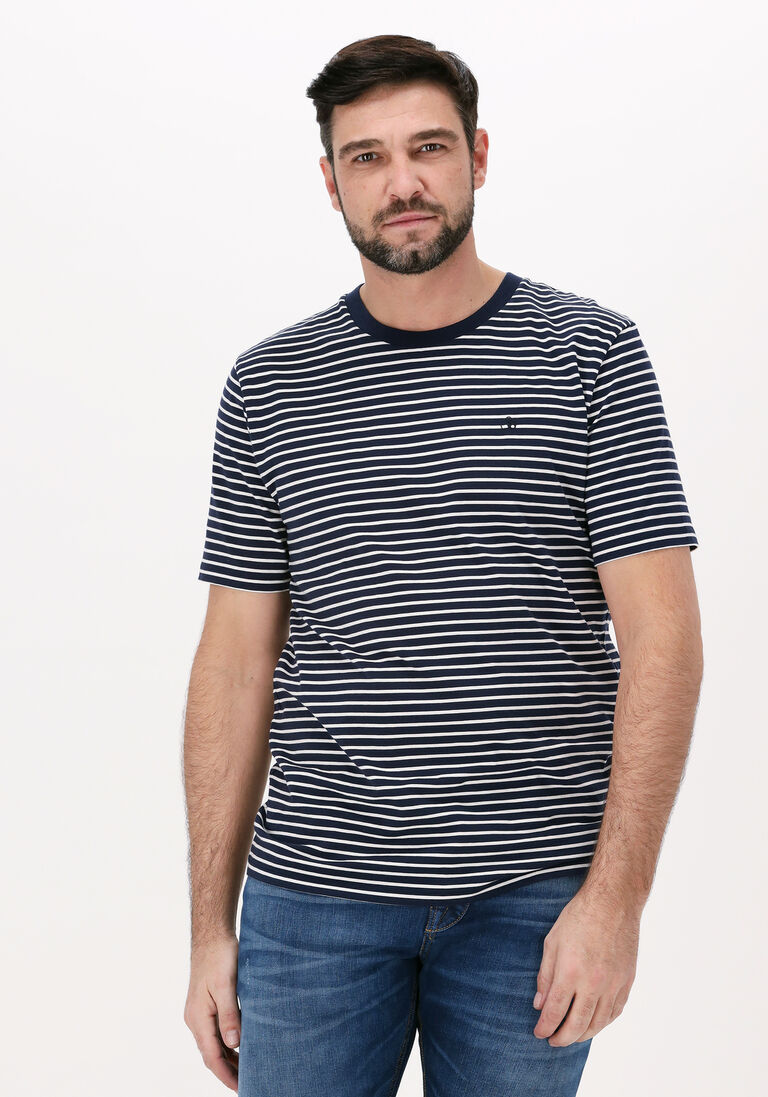 SCOTCH & SODA beige scotch & soda t-shirt crewneck jersey t-shirt