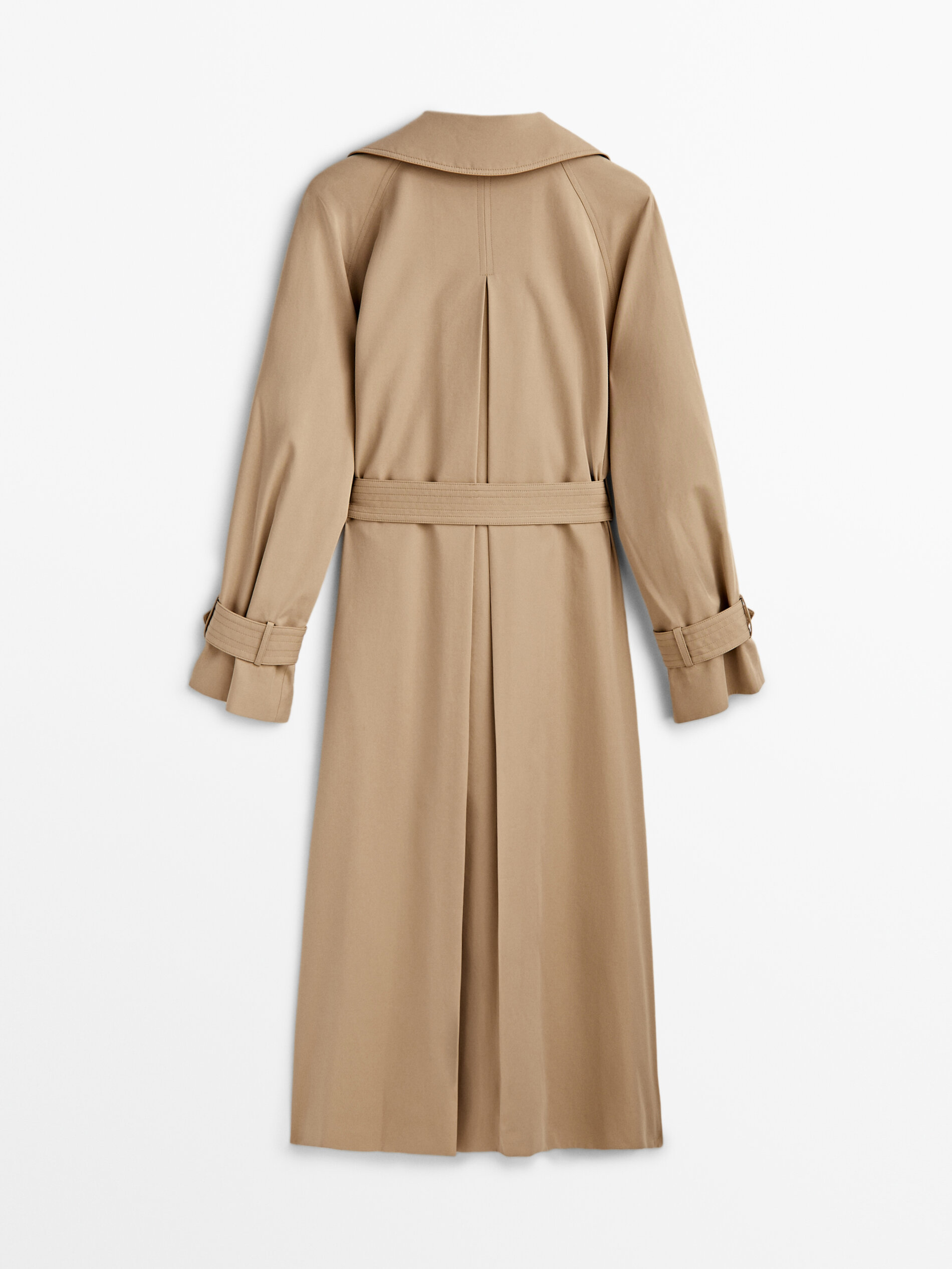 Cinto de gabardine fluida - BEGE