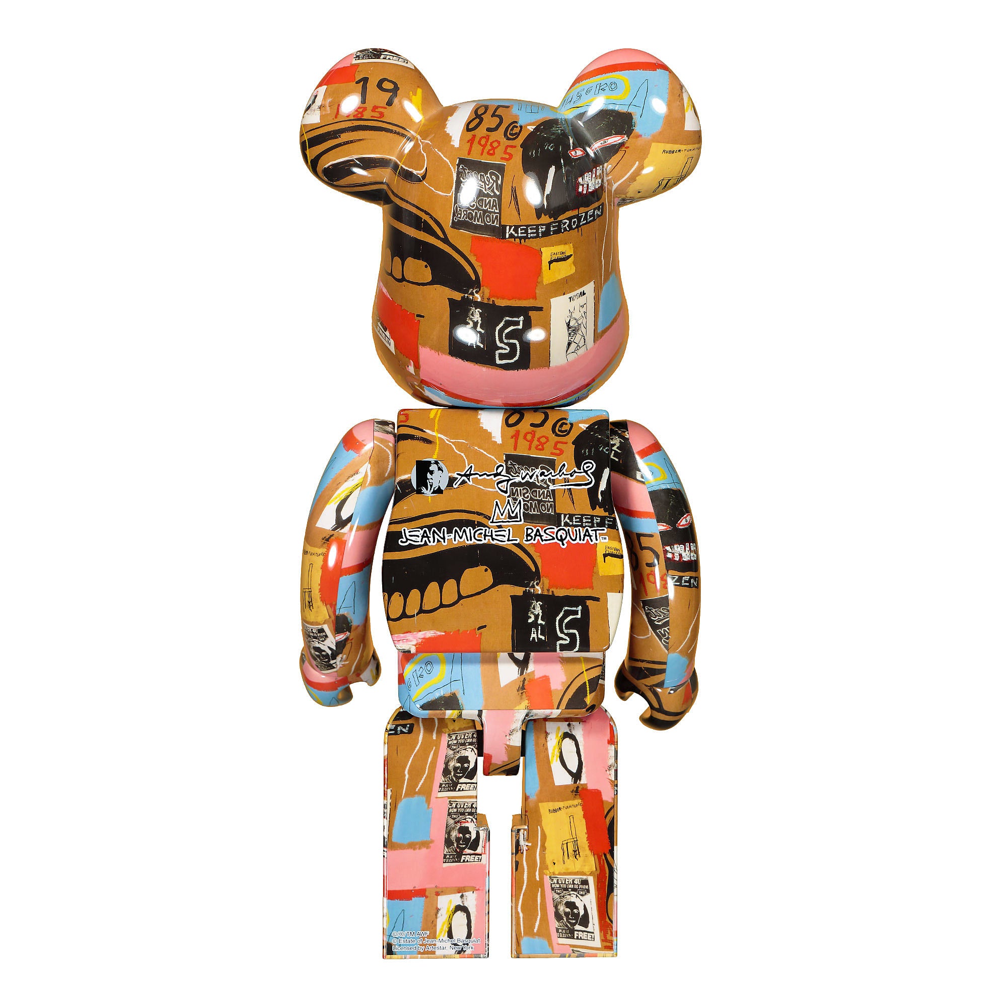 Medicom<br>Be@rbrick Andy Warhol x Jean Michel Basquiat #2 1000%