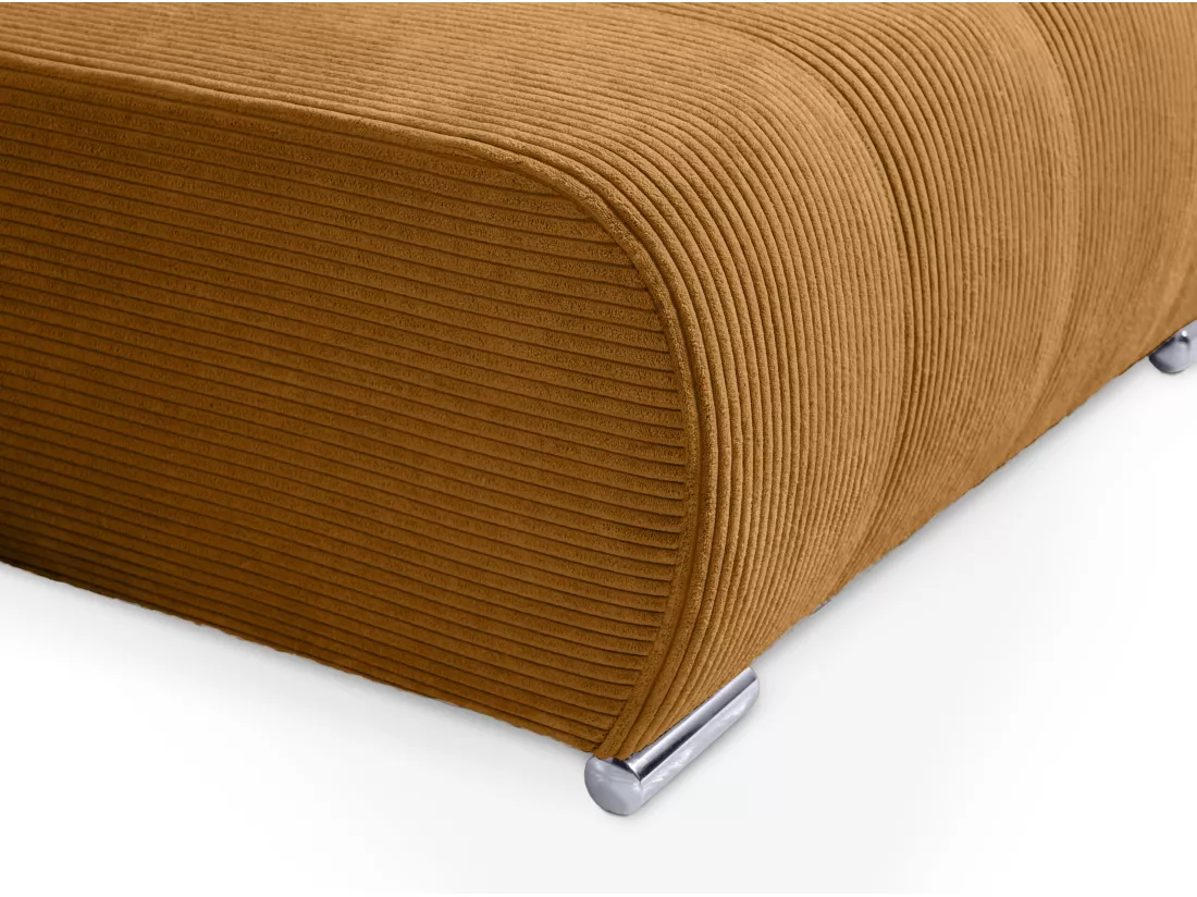 CANAPÉ D'ANGLE avec coffre de rangement Tragel L, marron