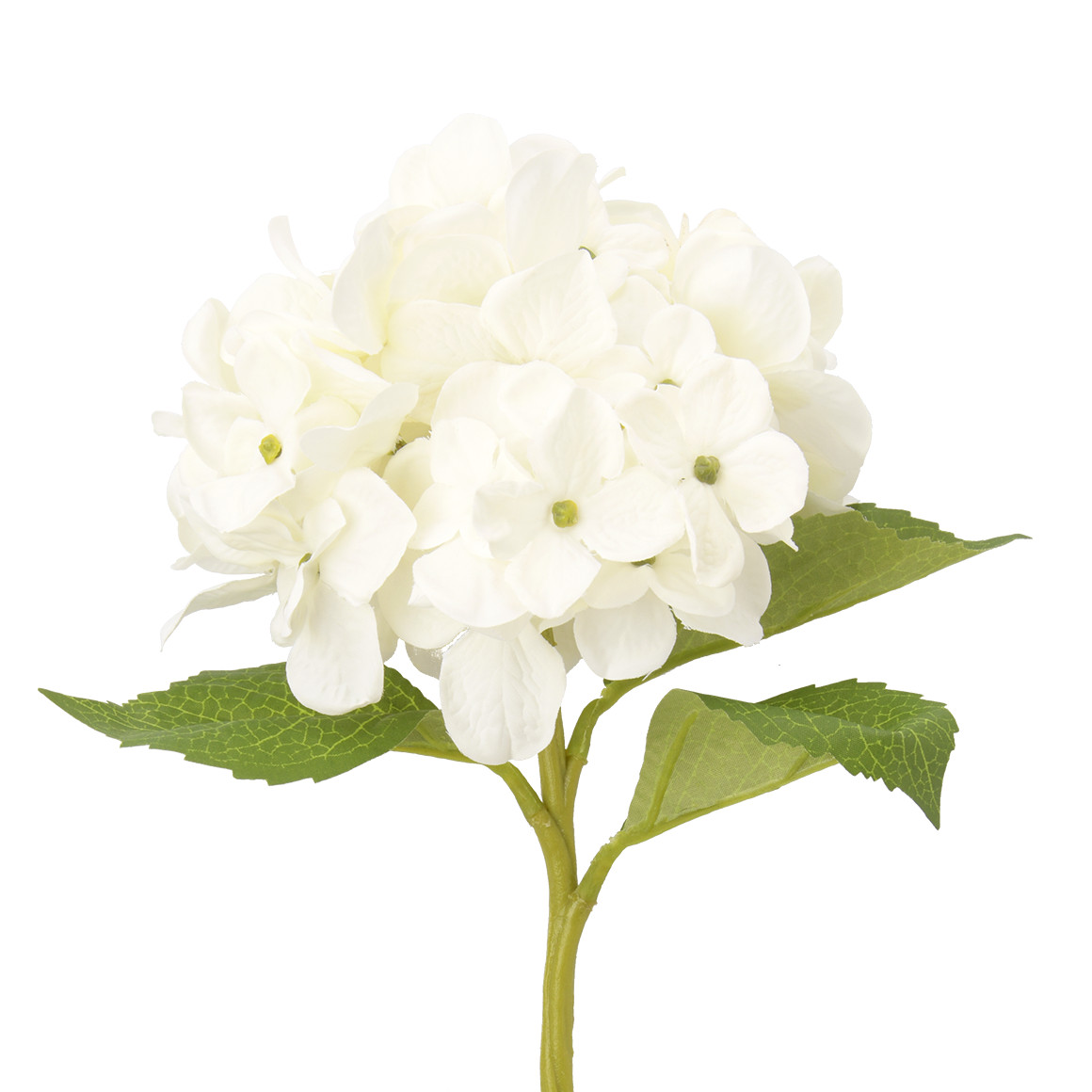Kunstblume Hortensie weiss