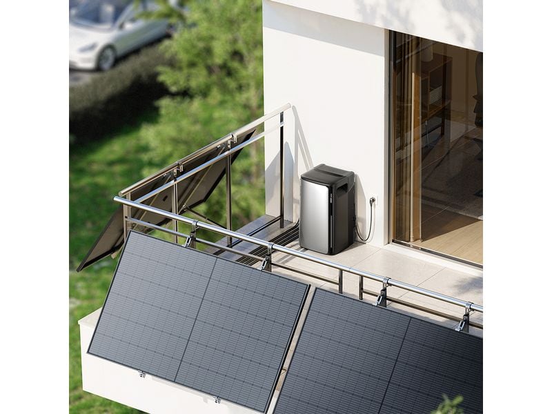 EcoFlow Energiespeicher Stream Pro All-in-One Solarhybridlösung mit 1.92 kWh Lithium-Eisen-Phosphat-Batterie und Mikro-Wechselrichter