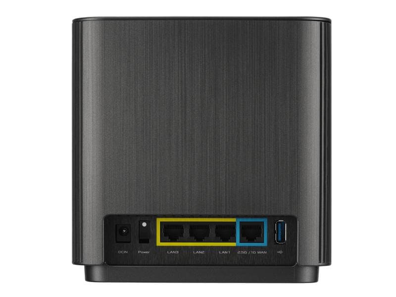 ASUS Mesh-System ZenWiFi XT9 Einzeladapter, Schwarz ASUS ZenWiFi XT9 AX7800 Tri-Band Mesh WiFi 6 System