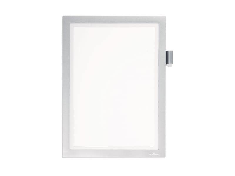 DURABLE Präsentationsrahmen Duraframe Magnetic Note A4 Silb Rahmen für Informationen