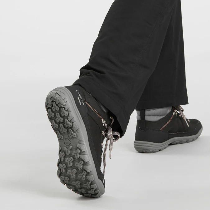 Decathlon Quechua - Botas de caminhada femininas Quechua SH100 MID, quentes e impermeáveis